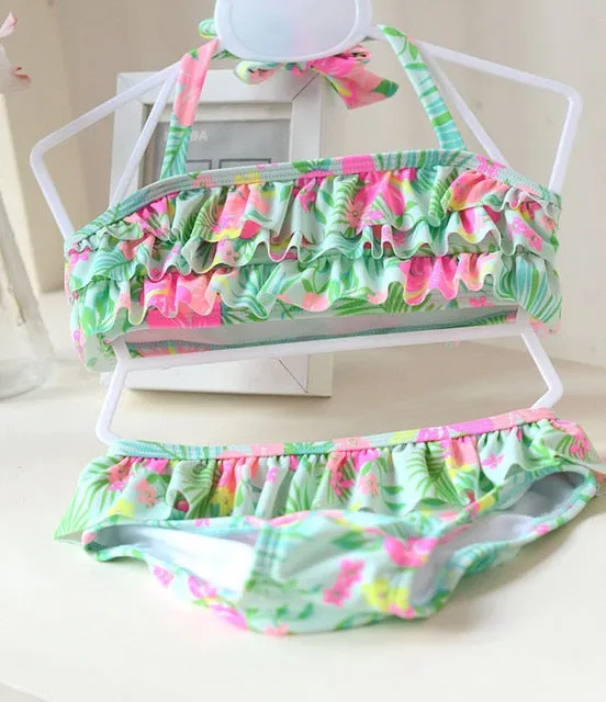 1-8 Years Children Swimwear Bikini Set