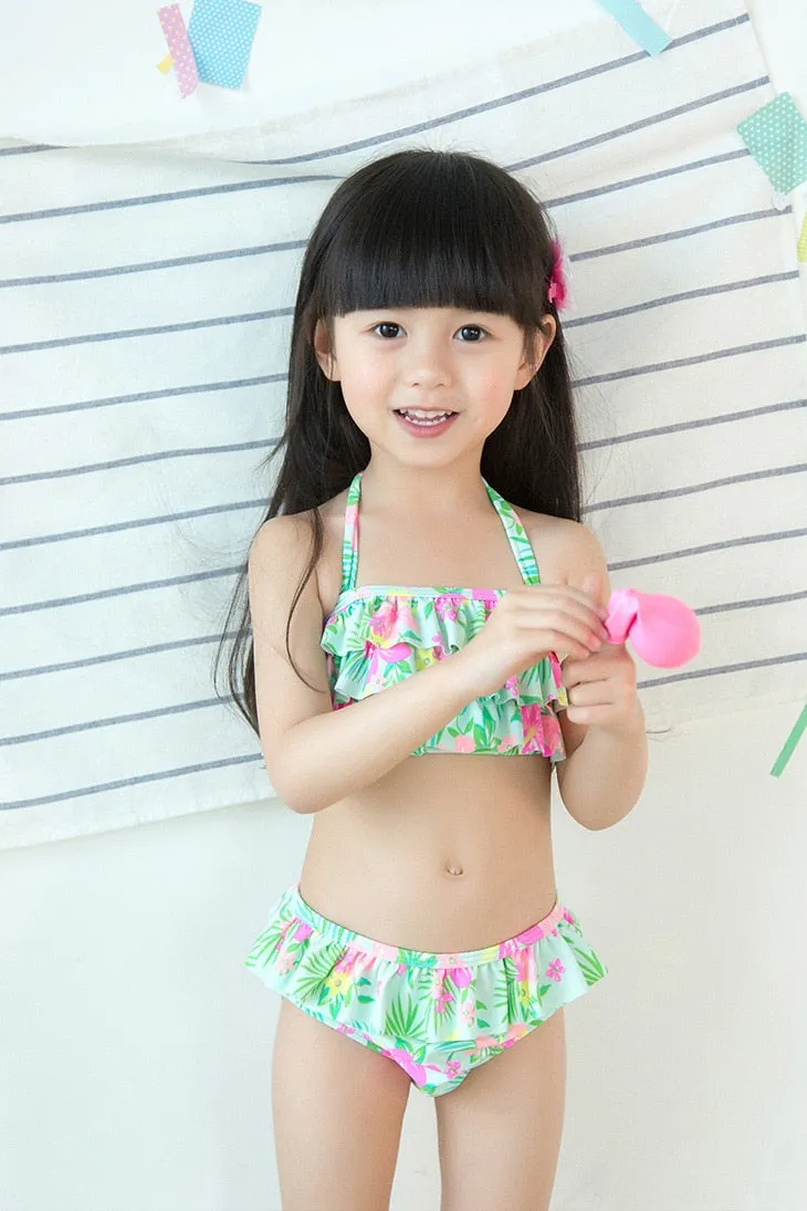 1-8 Years Children Swimwear Bikini Set