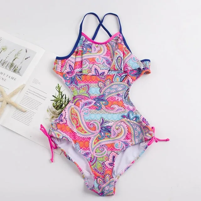 10-16 Years Children One Piece  Swimwear