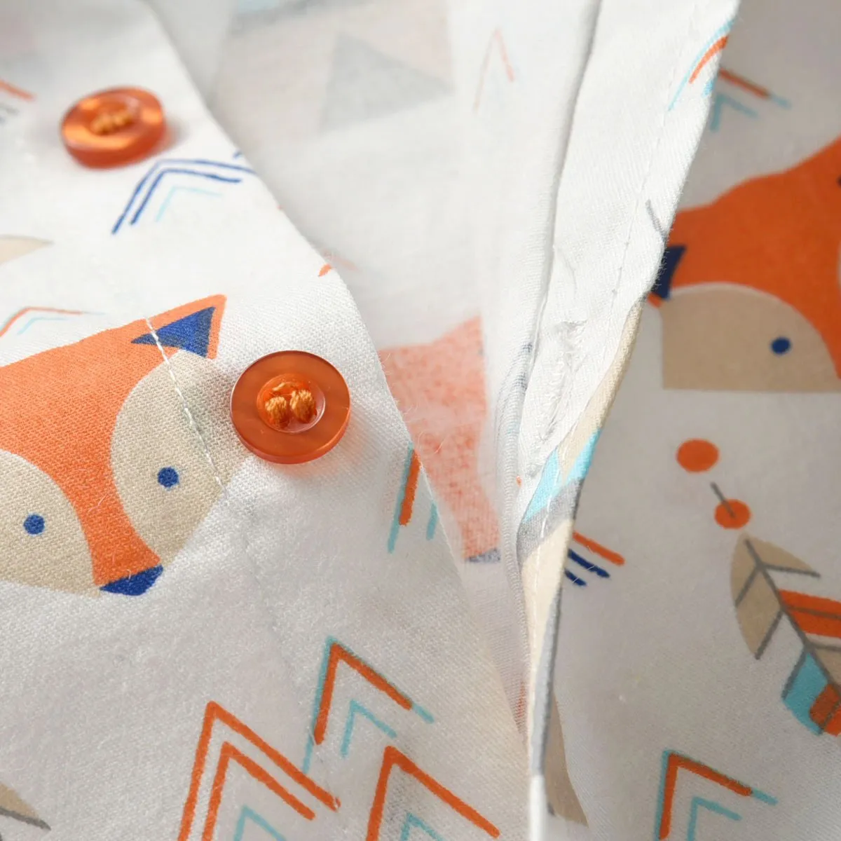 2 Piece Toddler Boy Bow Tie Fox Print  Shirt And Stripe Suspender Shorts Set Wholesale 99441339