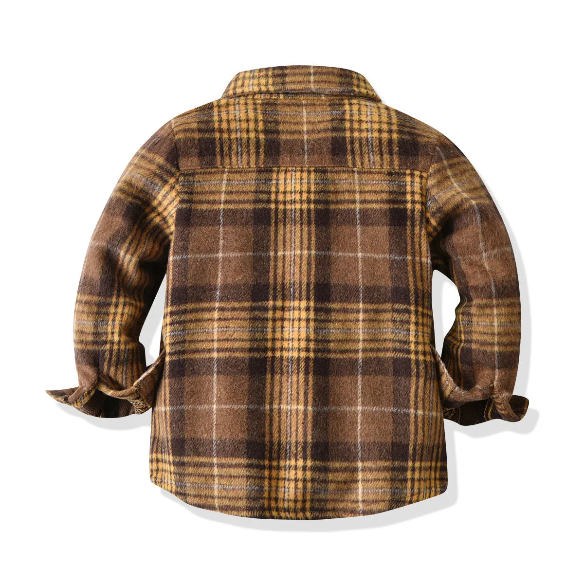 2 Pieces Set Baby Kid Boys Dressy Birthday Party Checked Bow Shirts And Solid Color Pants Suits Wholesale 211109300