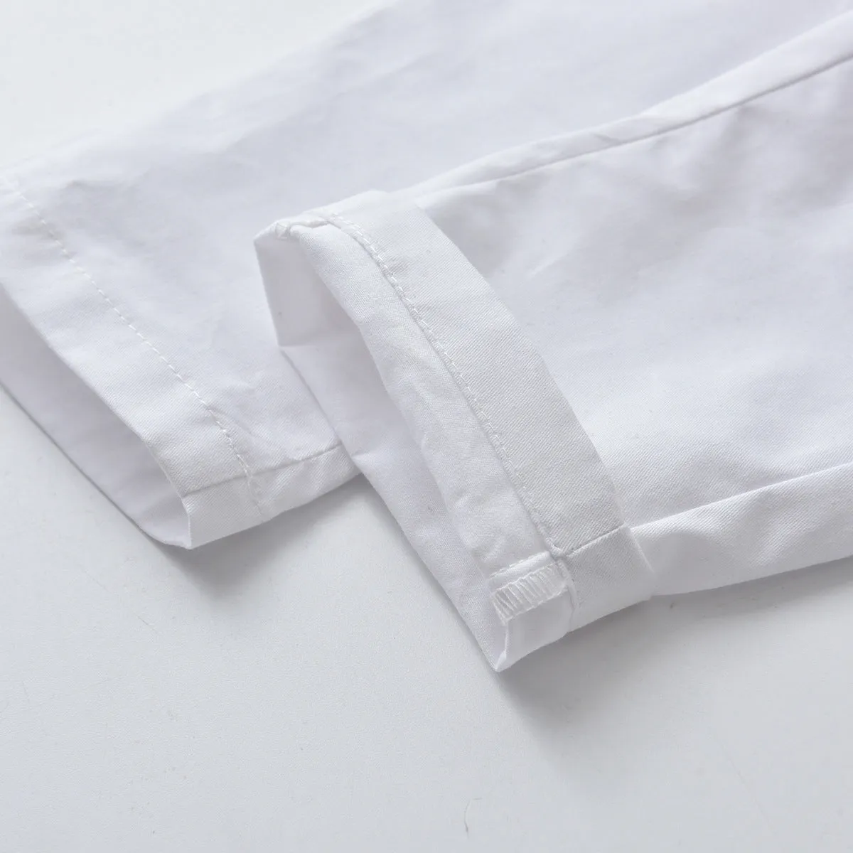 2 Pieces Set Baby Kid Boys Solid Color Bow Shirts And Pants Wholesale 211109348