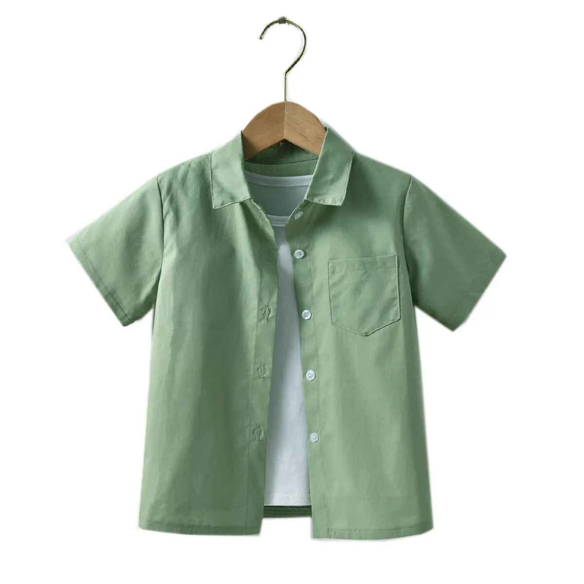 2 Pieces Set Baby Kid Boys Solid Color Bow Shirts And Shorts Wholesale 220531182