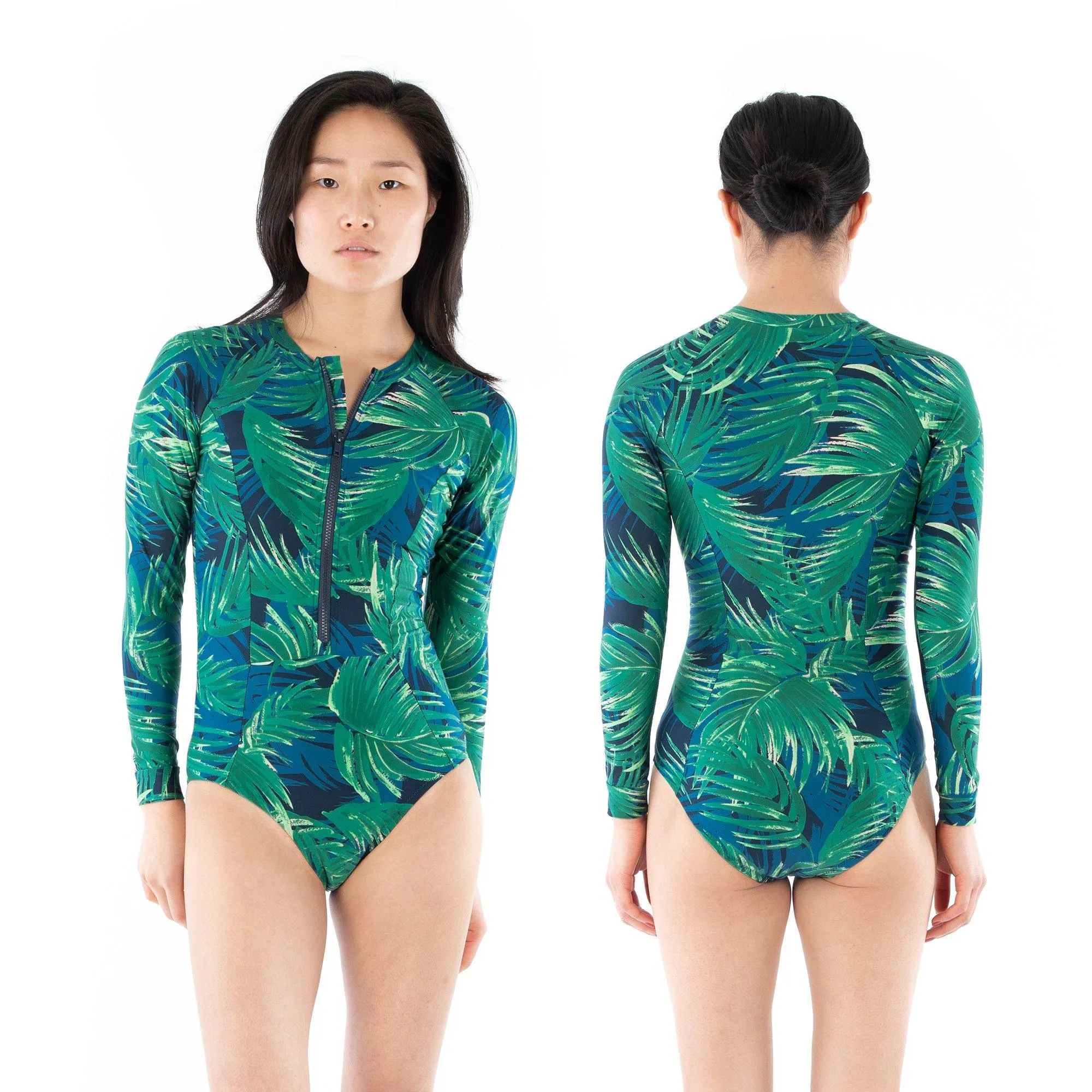 4013 // ZOE Long-Sleeve Rashguard Swimsuit