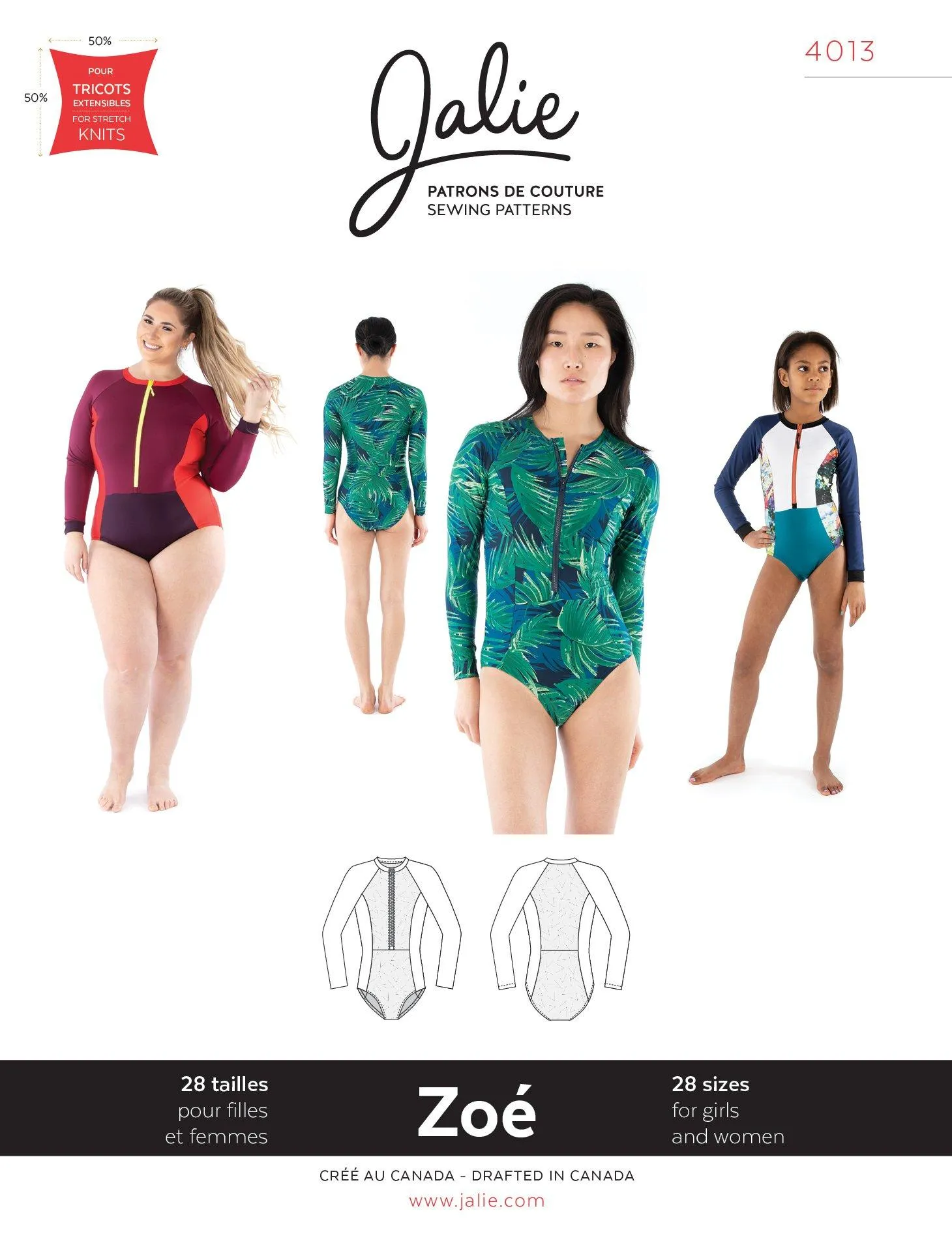4013 // ZOE Long-Sleeve Rashguard Swimsuit