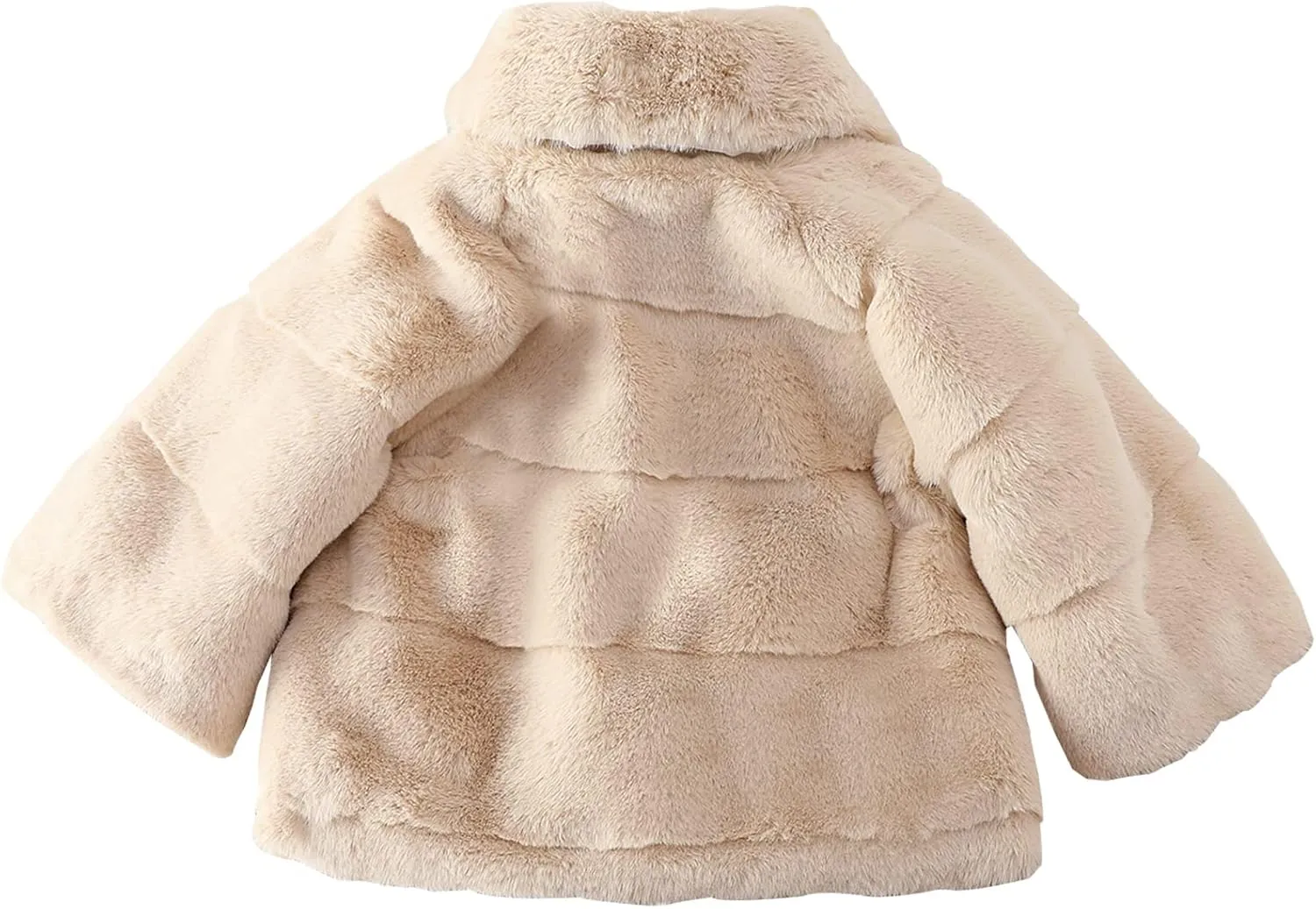 Aivtalk Toddler Girls Winter Fur Coat Cute Thick Jacket Warm Fuzzy Outerwear