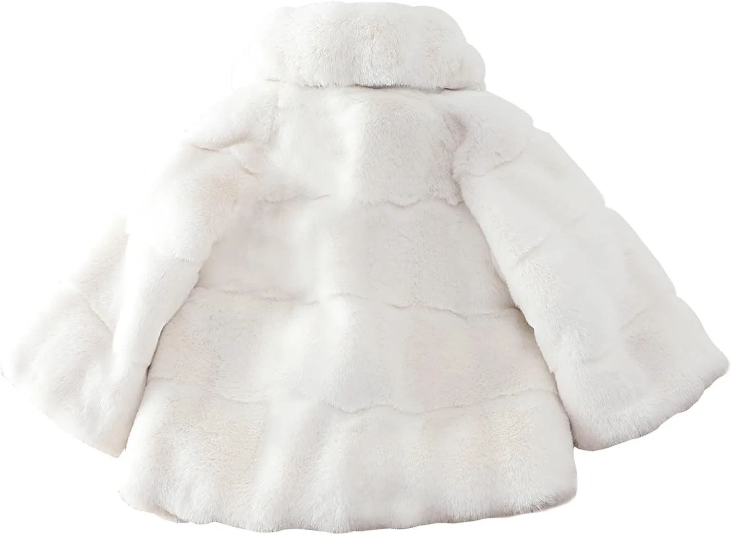Aivtalk Toddler Girls Winter Fur Coat Cute Thick Jacket Warm Fuzzy Outerwear