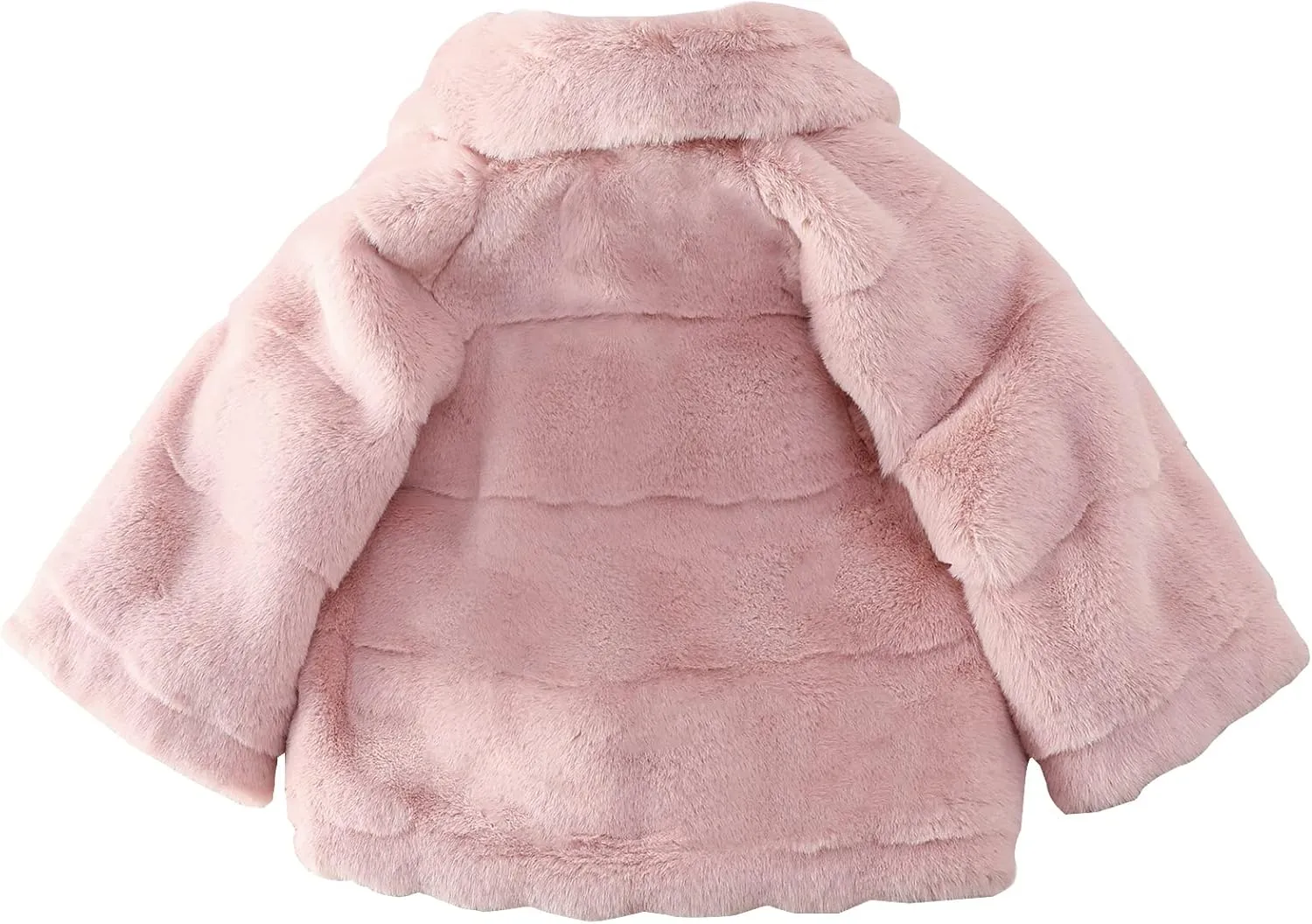 Aivtalk Toddler Girls Winter Fur Coat Cute Thick Jacket Warm Fuzzy Outerwear