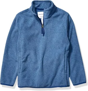 Amazon Essentials Boys and Toddlers' Polar Fleece Quarter-Zip Pullover Jacket