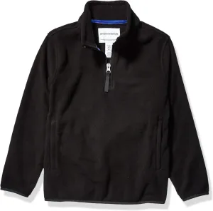 Amazon Essentials Boys and Toddlers' Polar Fleece Quarter-Zip Pullover Jacket