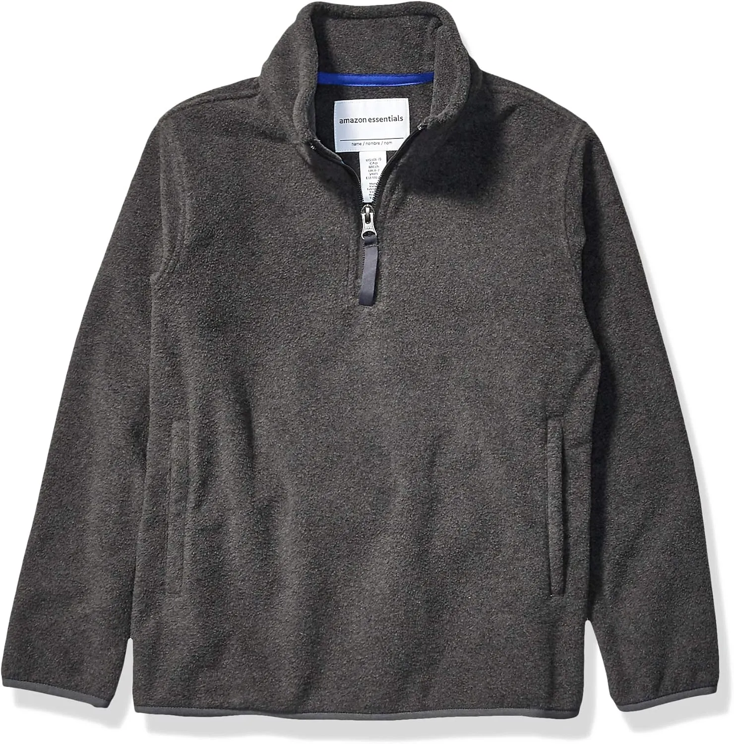 Amazon Essentials Boys and Toddlers' Polar Fleece Quarter-Zip Pullover Jacket