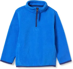 Amazon Essentials Boys and Toddlers' Polar Fleece Quarter-Zip Pullover Jacket