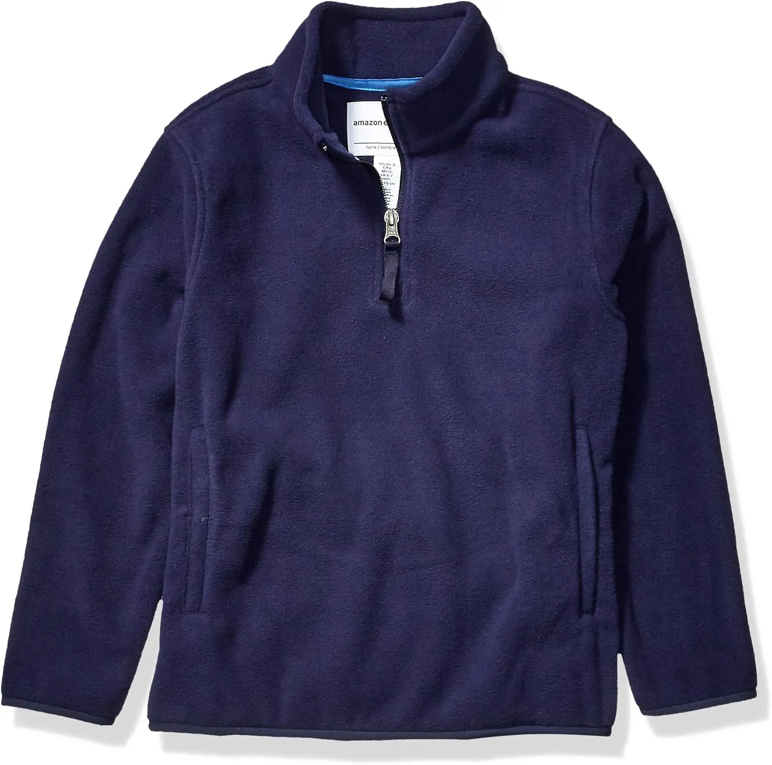 Amazon Essentials Boys and Toddlers' Polar Fleece Quarter-Zip Pullover Jacket