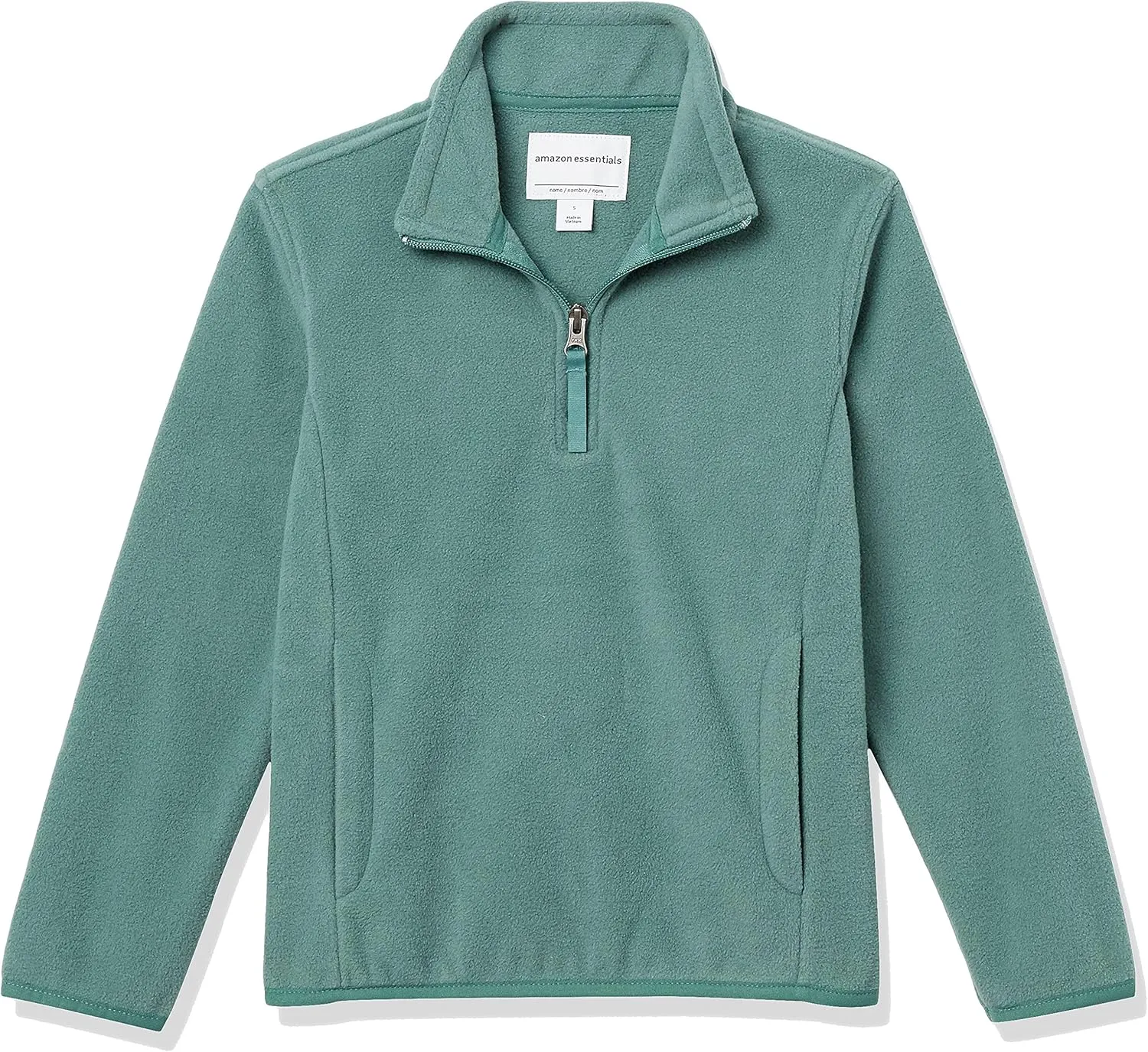 Amazon Essentials Girls and Toddlers' Quarter-Zip Polar Fleece Jacket