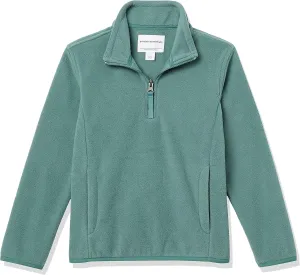 Amazon Essentials Girls and Toddlers' Quarter-Zip Polar Fleece Jacket