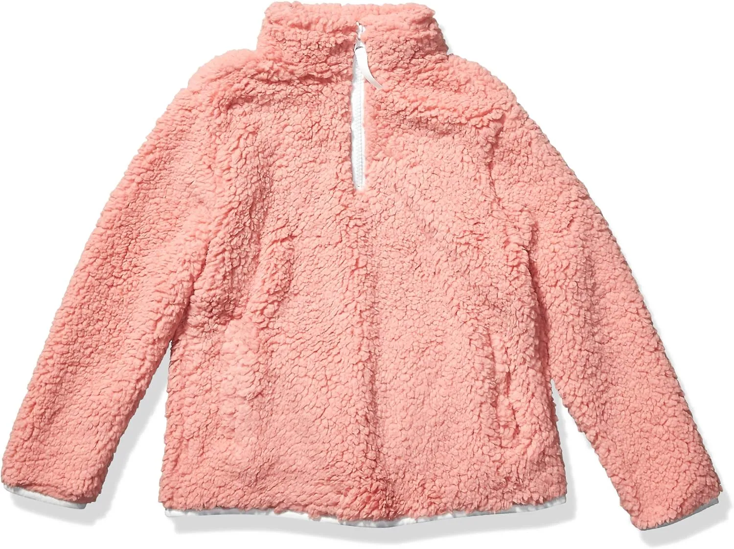 Amazon Essentials Girls and Toddlers' Sherpa Fleece Quarter-Zip Jacket