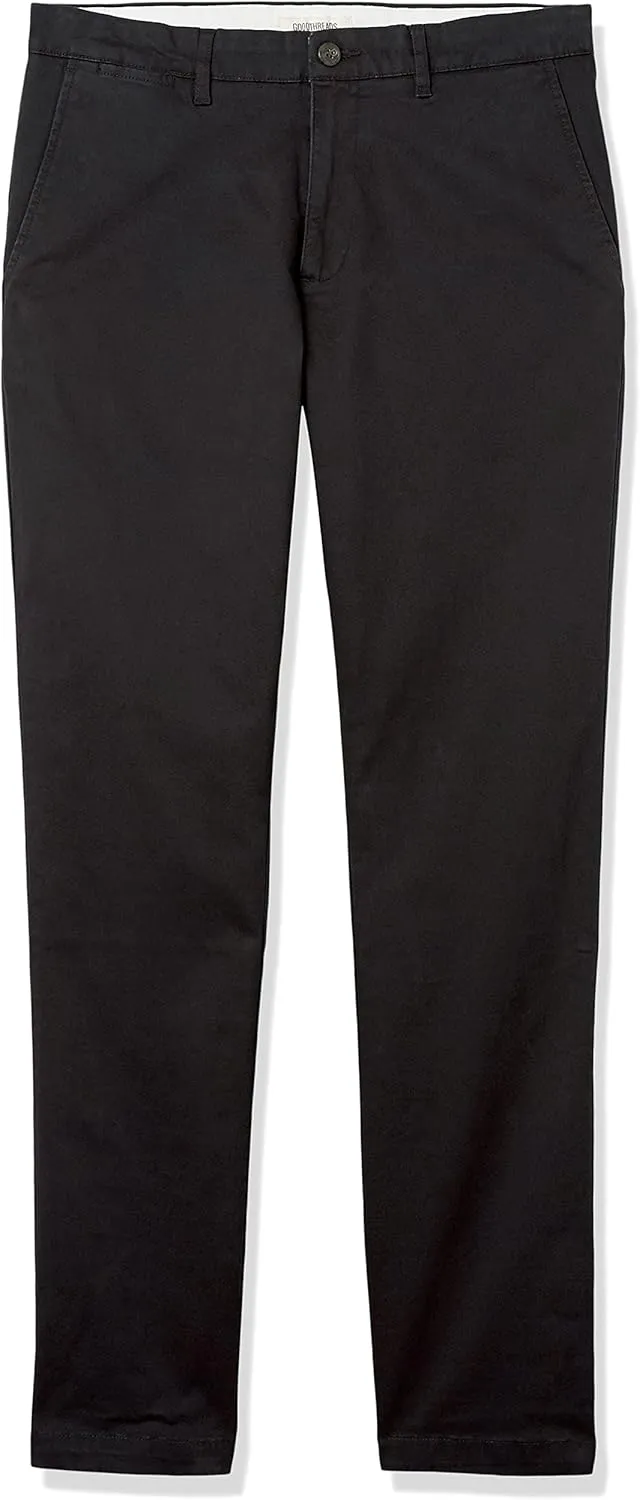 Amazon Essentials Men's Athletic-Fit Washed Comfort Stretch Chino Pant (Previously Goodthreads)
