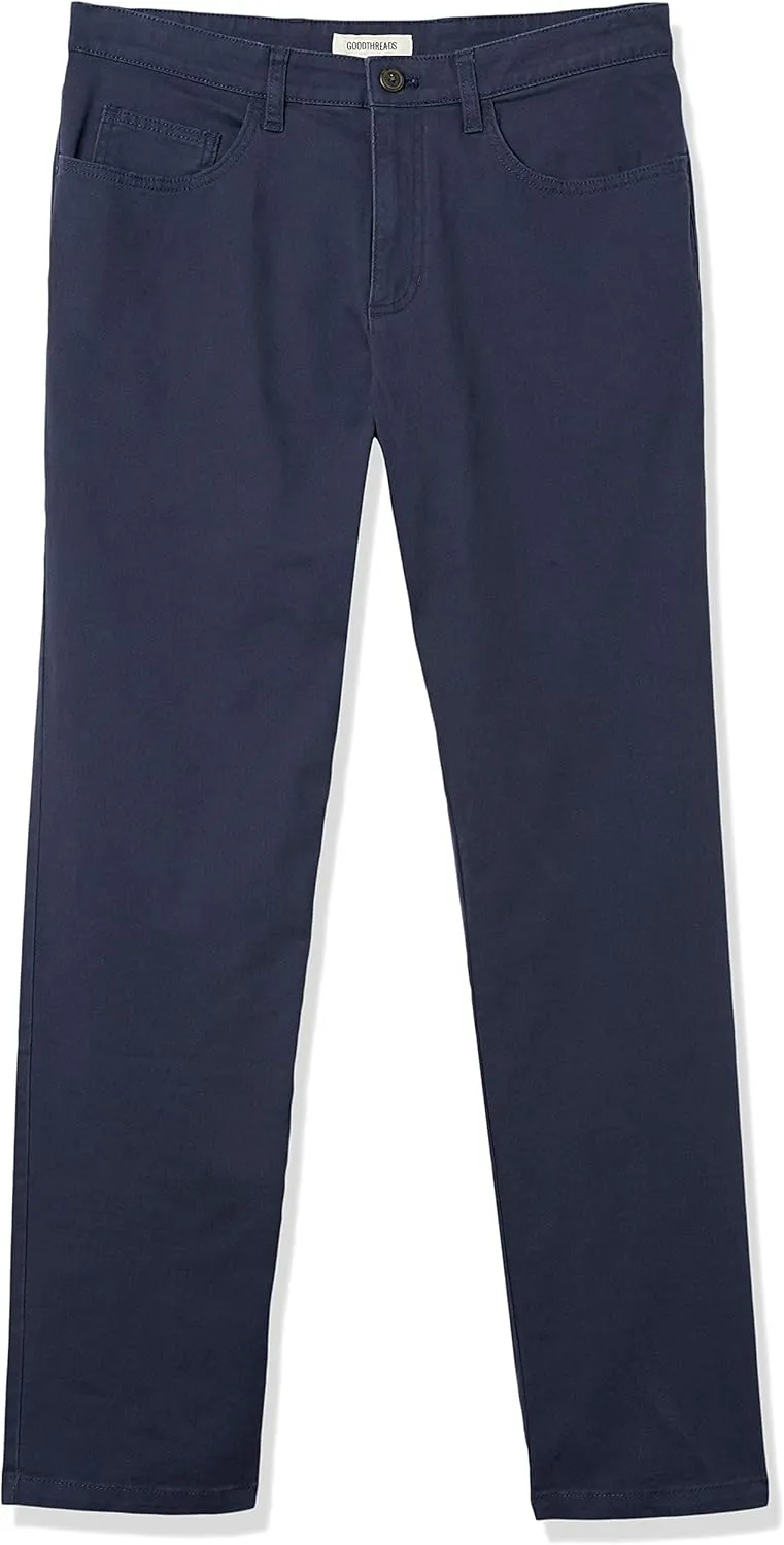 Amazon Essentials Men's Straight-Fit 5-Pocket Comfort Stretch Chino Pant (Previously Goodthreads)