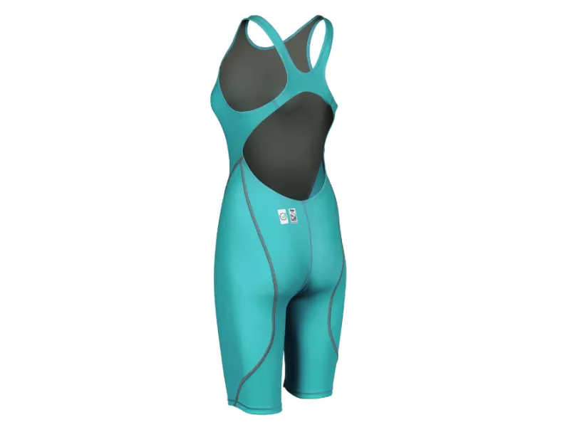 Arena Powerskin ST Open Back Ladies Swimsuit (Aquamarine)