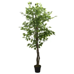 Artificial Ficus Tree 1260 Leaves 200 cm Green