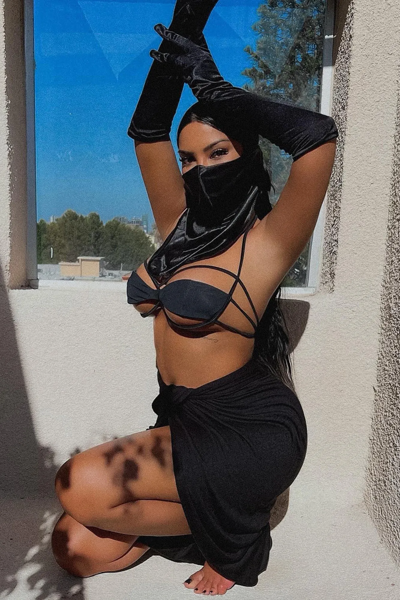 Beach Side Dream Cut Out 2 Piece Bikini - Black