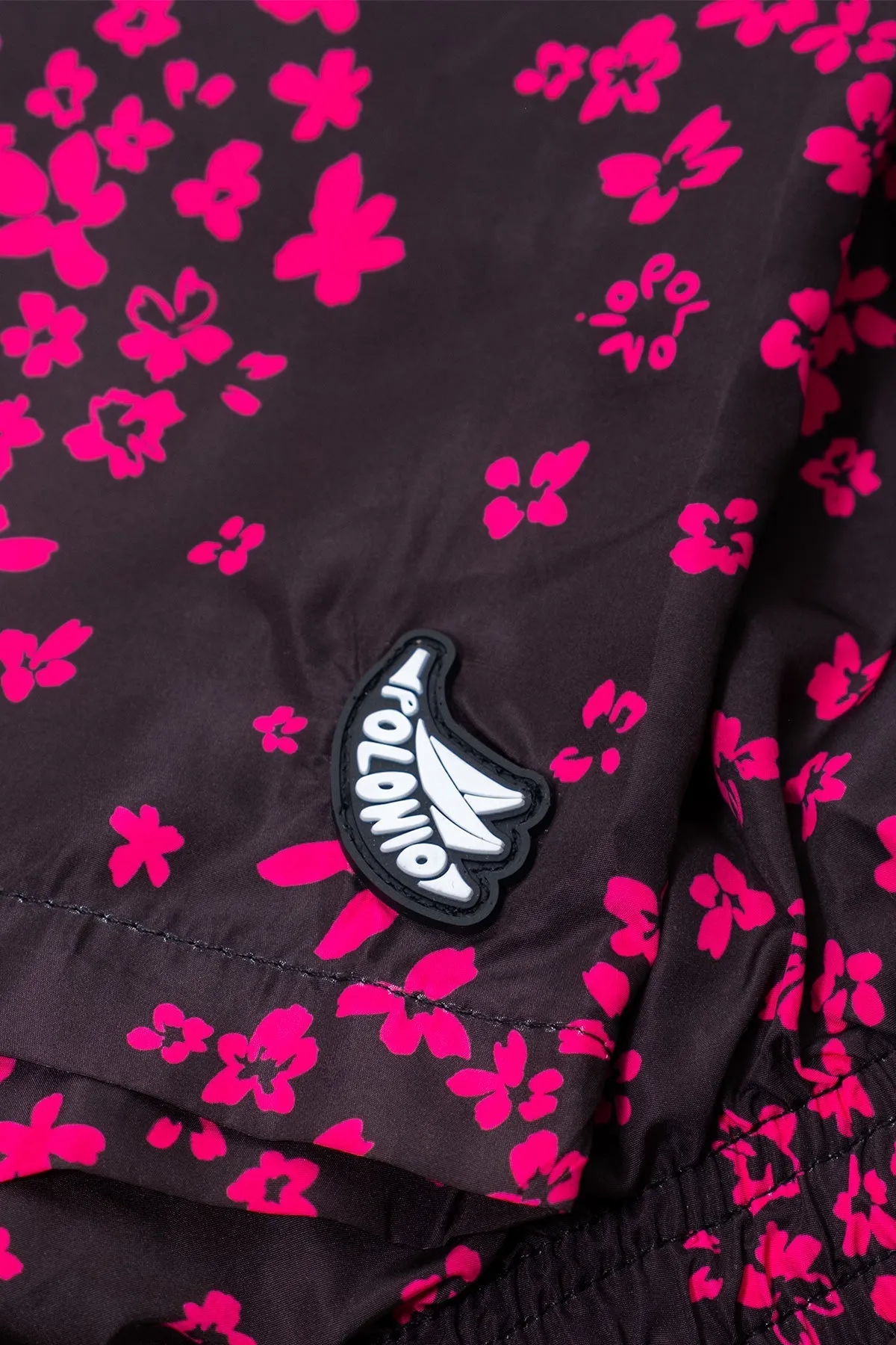 Blossom Black Runner Swim Trunks