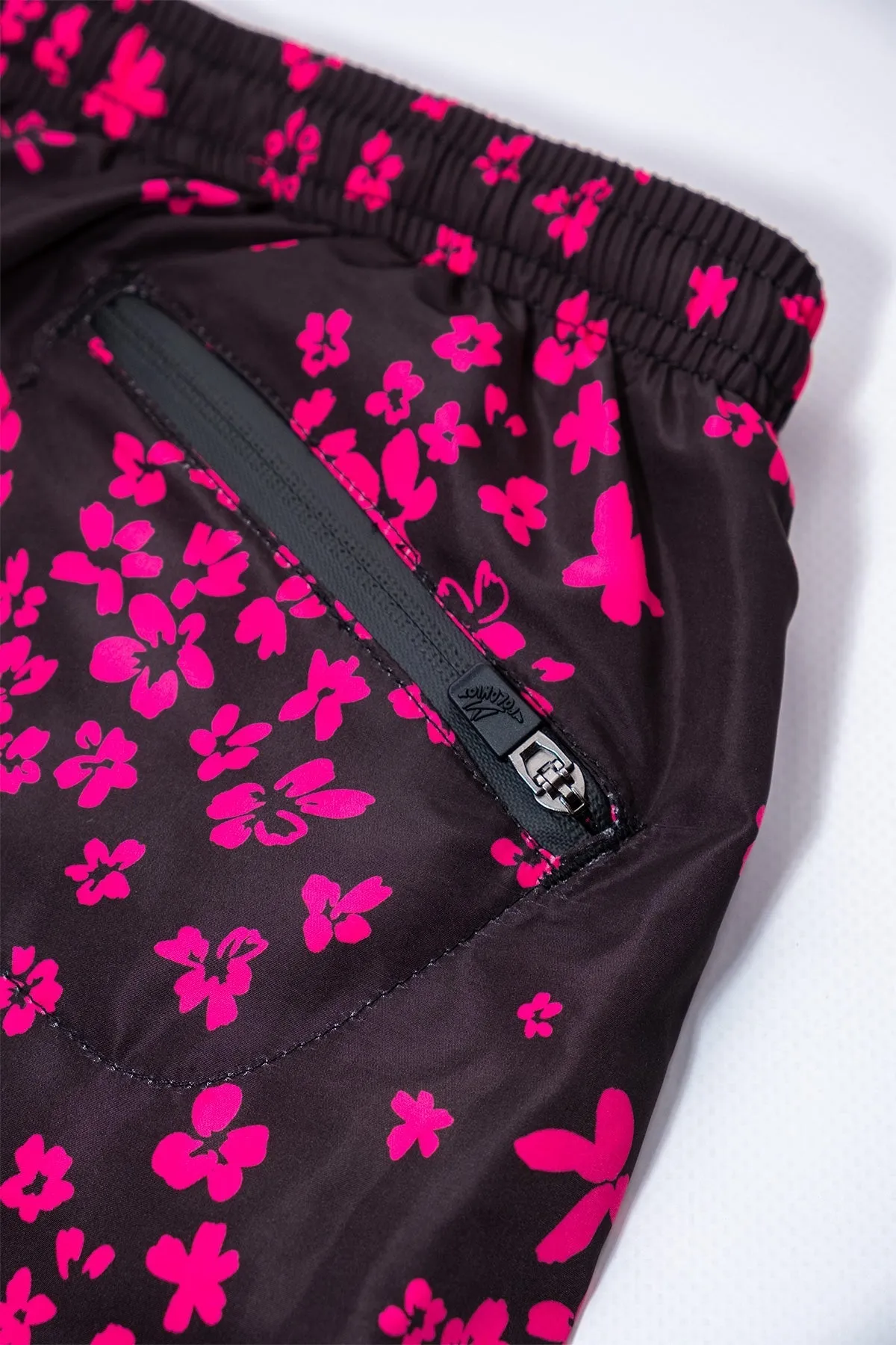 Blossom Black Runner Swim Trunks