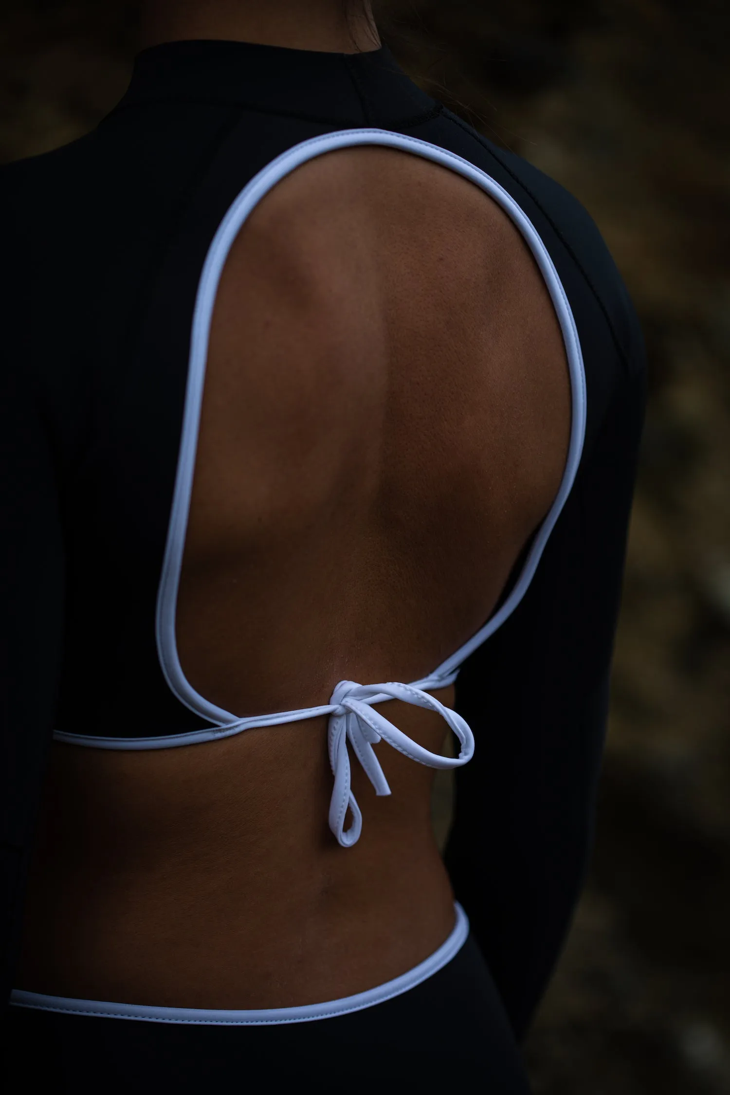 Brit Open Back Crop