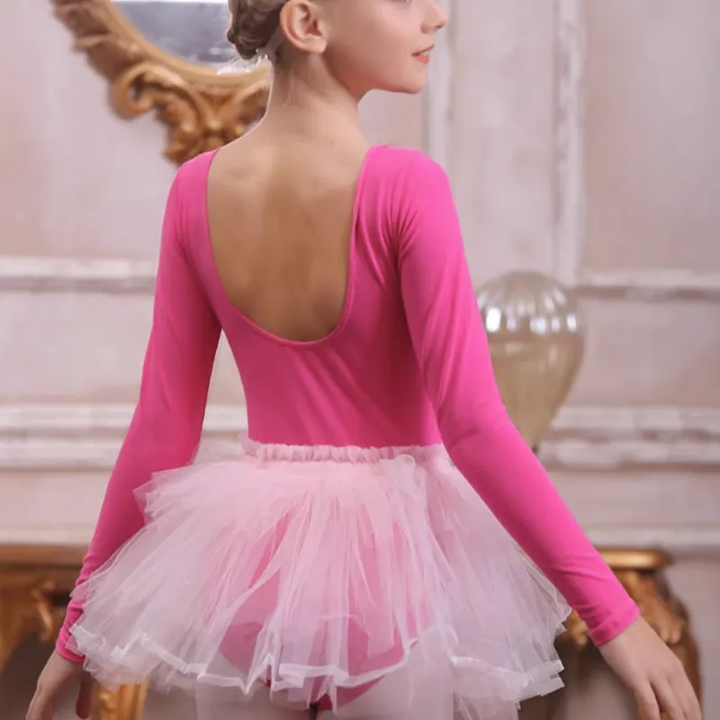 BW Girls Long Sleeve Leotard (Body Suits Only)