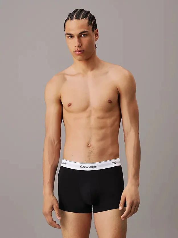 Calvin Klein 3 Pack Men's Modern Cotton Trunks - Black