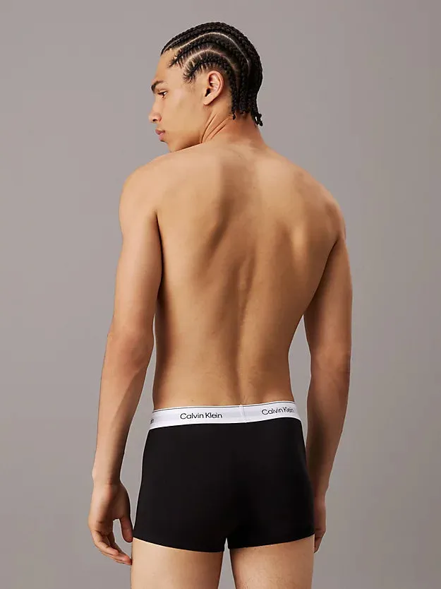 Calvin Klein 3 Pack Men's Modern Cotton Trunks - Black