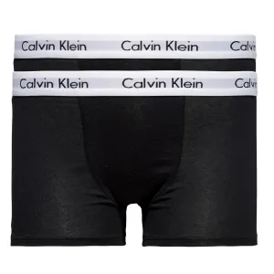 Calvin Klein Boys 2 Pack Modern Cotton Boxer Trunks - Black