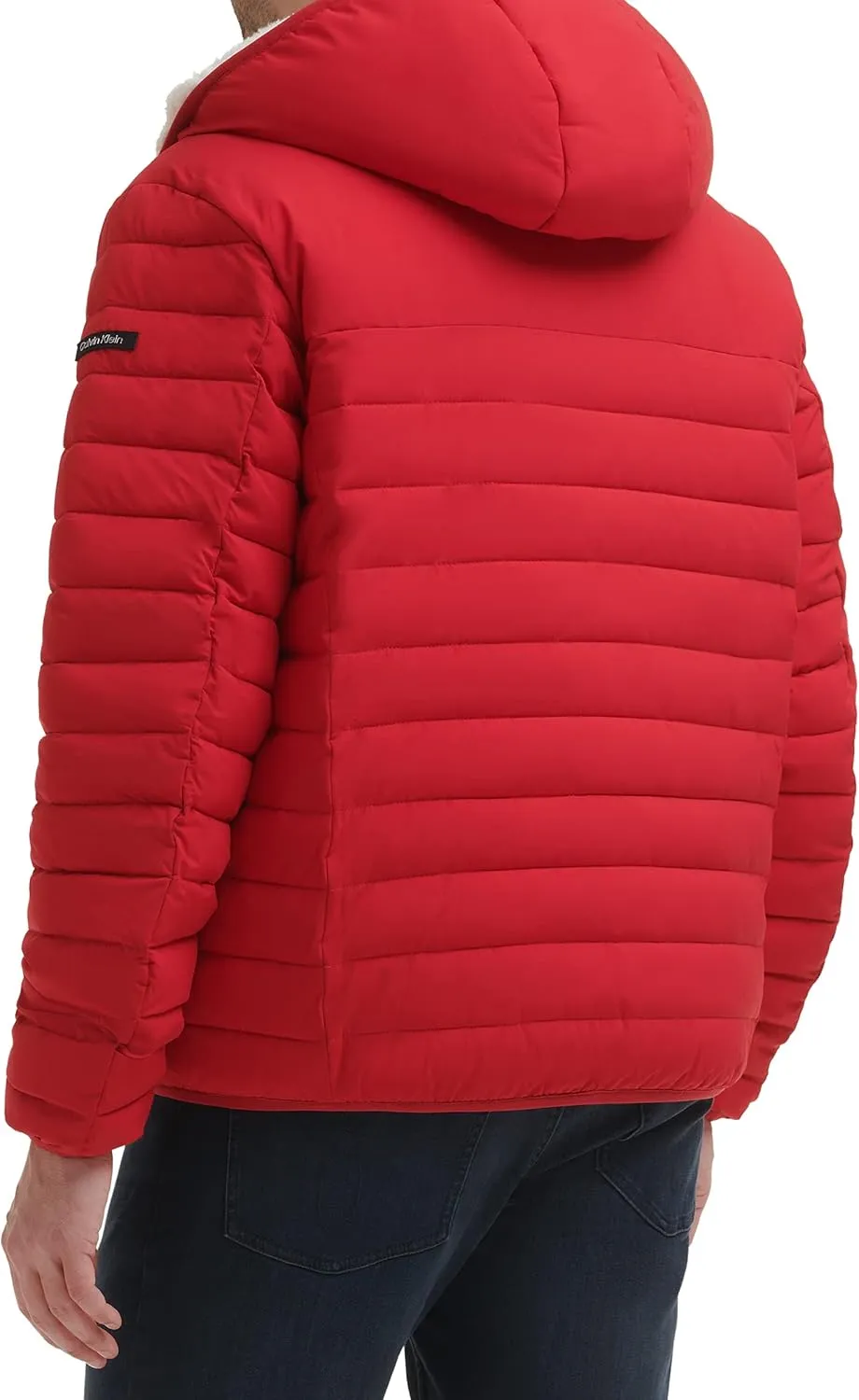 Calvin Klein Men's Mid-weight Sherpa Lined Puffer