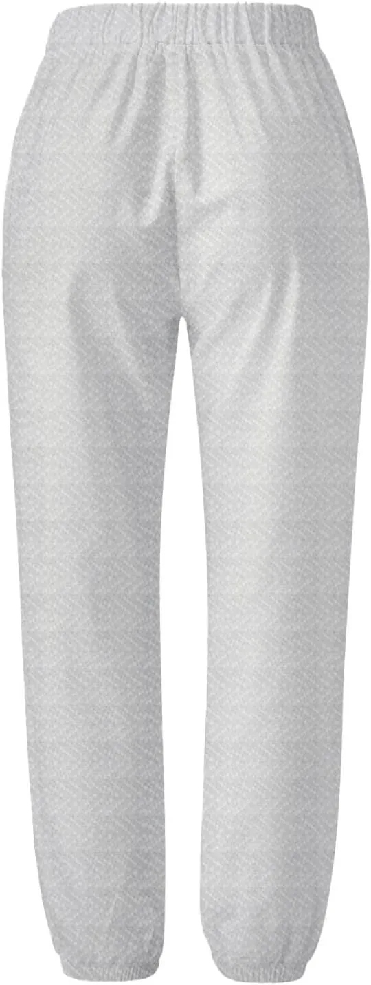 Capri Pants for Women Cotton Linen Elastic High Waisted Straight Leg Lounge Pants Casual Loose Summer Trousers