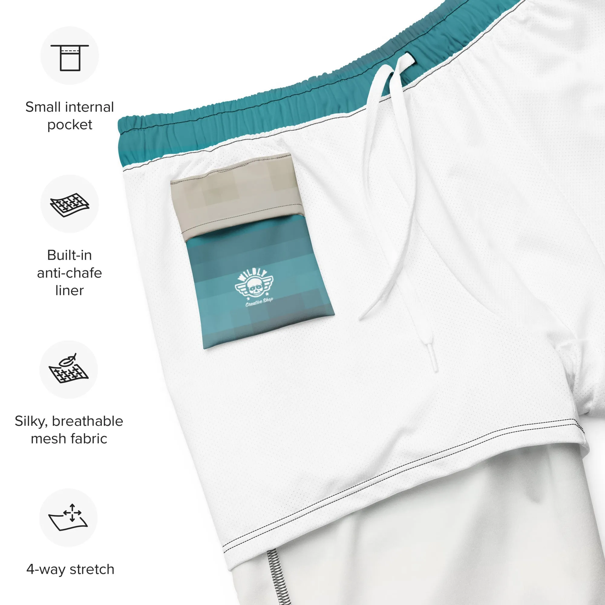 Caribbean Men's swim trunks