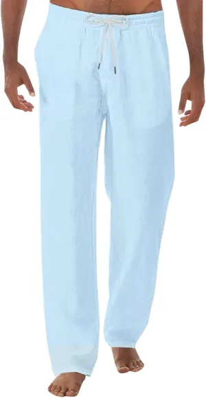 Casual Work Pants for Men Slim Stretch Chino Trousers Men's Slim-Fit Wrinkle- Flat-Front Chino Pants for Fall Men