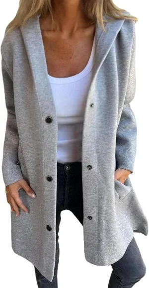 Cedar And Ash Jacket, 2025 Casual Single Breasted Hooded Jacket Spring, Oversized Womens Jackets Casual