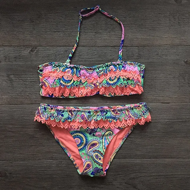 Children Swimwear Bikini Set