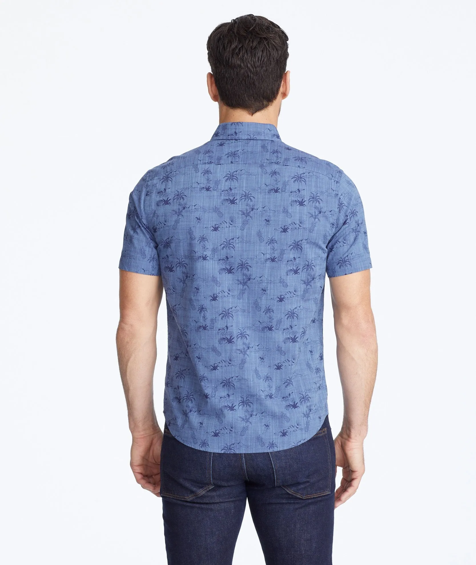 Classic Cotton Short-Sleeve Rivata Shirt