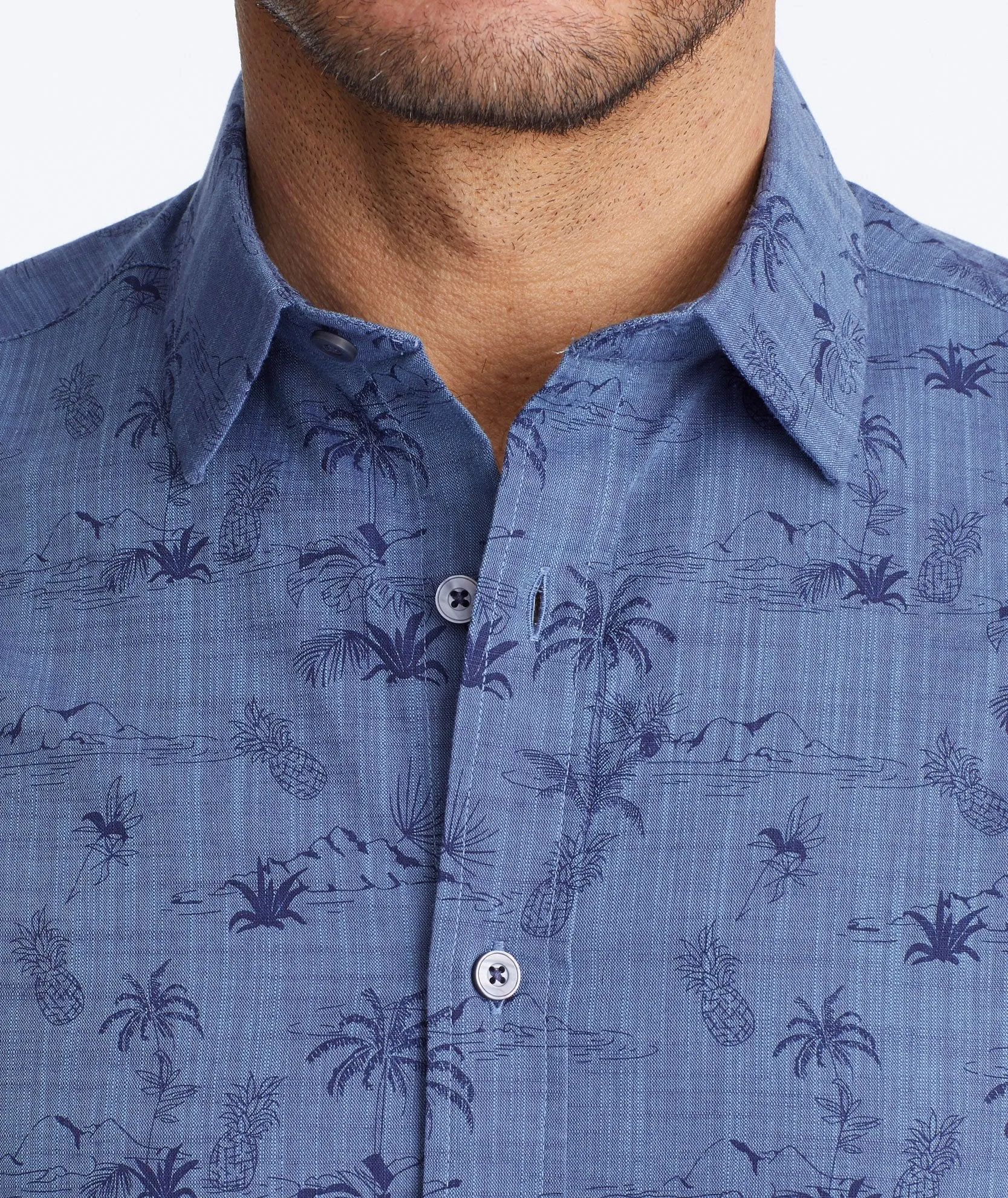 Classic Cotton Short-Sleeve Rivata Shirt