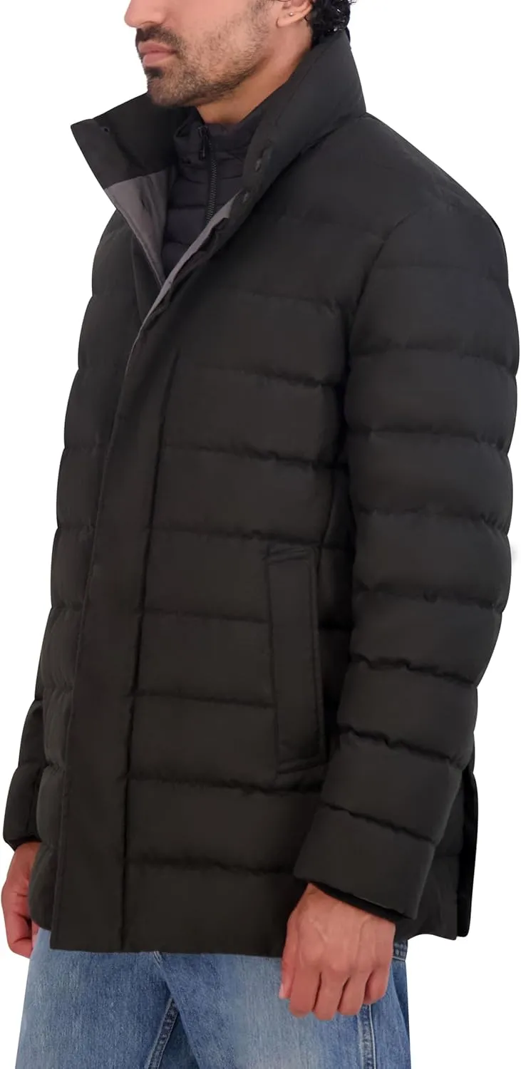 Cole Haan Men's Quilted Jacket with Light Weight Bib
