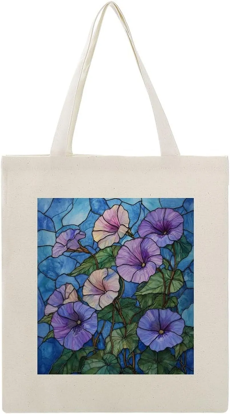 Colorful Butterfly GraffitiSimple And Versatile Canvas Tote Bag, Environmentally Friendly And Durable Shopping Bag