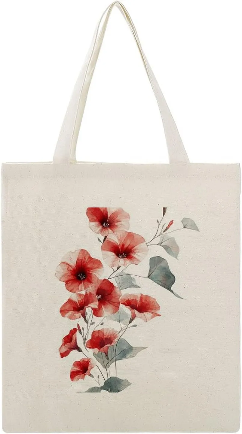 Colorful Butterfly GraffitiSimple And Versatile Canvas Tote Bag, Environmentally Friendly And Durable Shopping Bag
