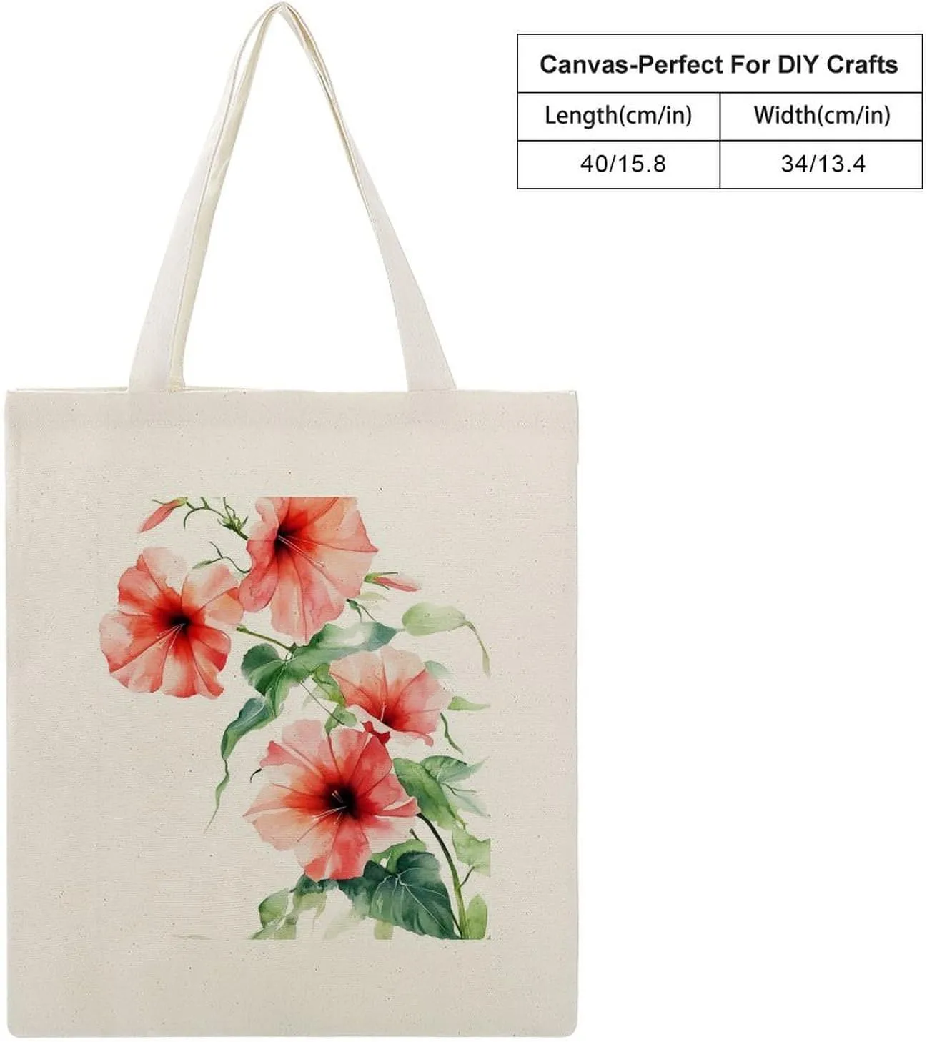 Colorful Butterfly GraffitiSimple And Versatile Canvas Tote Bag, Environmentally Friendly And Durable Shopping Bag