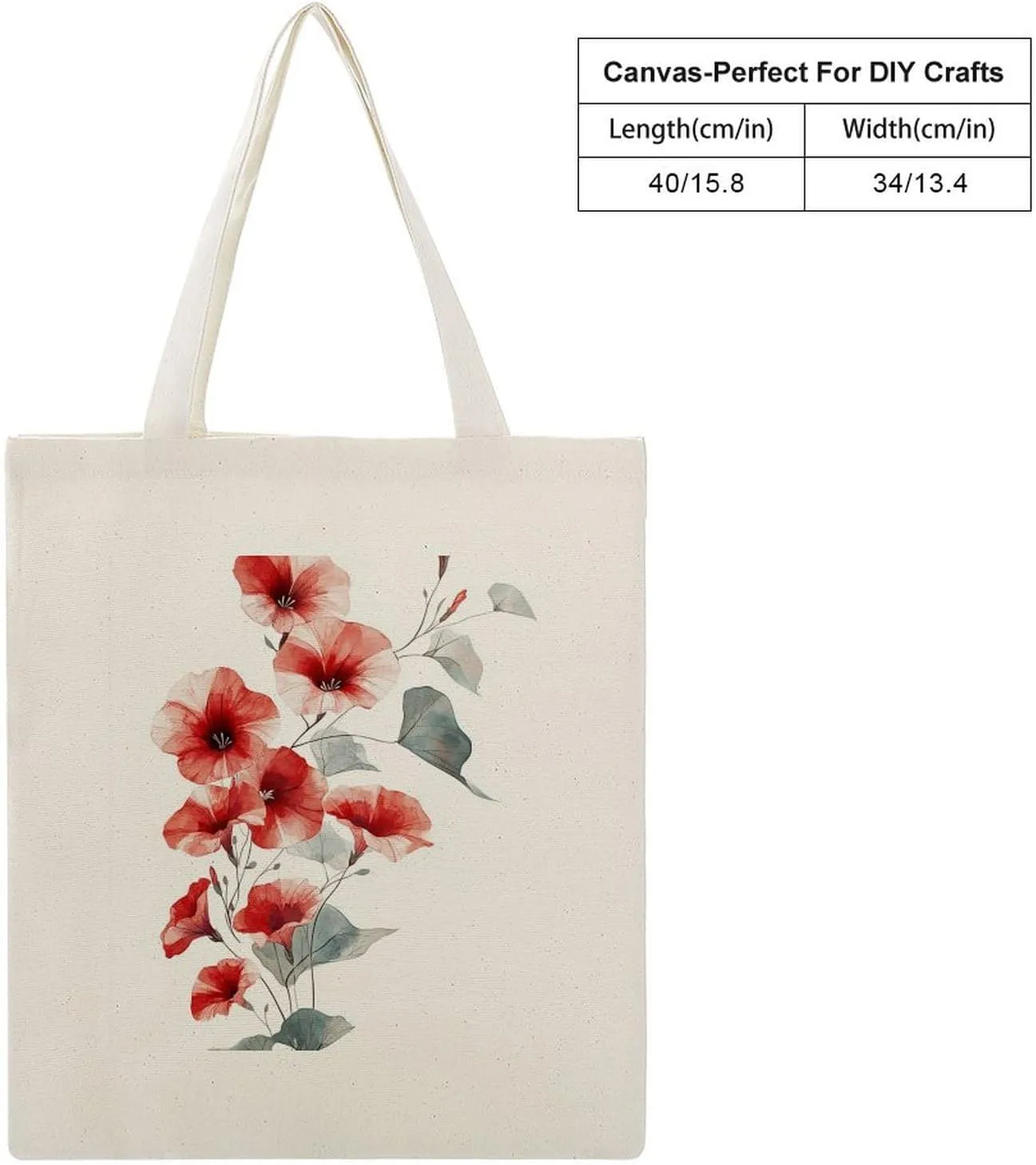 Colorful Butterfly GraffitiSimple And Versatile Canvas Tote Bag, Environmentally Friendly And Durable Shopping Bag