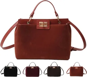 Crossbody Bags for Women Trendy Fashion Elegant Suede Handbag Shoulder Bag Daily Versatile Large Bucket Purse Travel