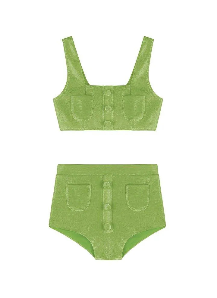 Daisy Green Kids Bikini