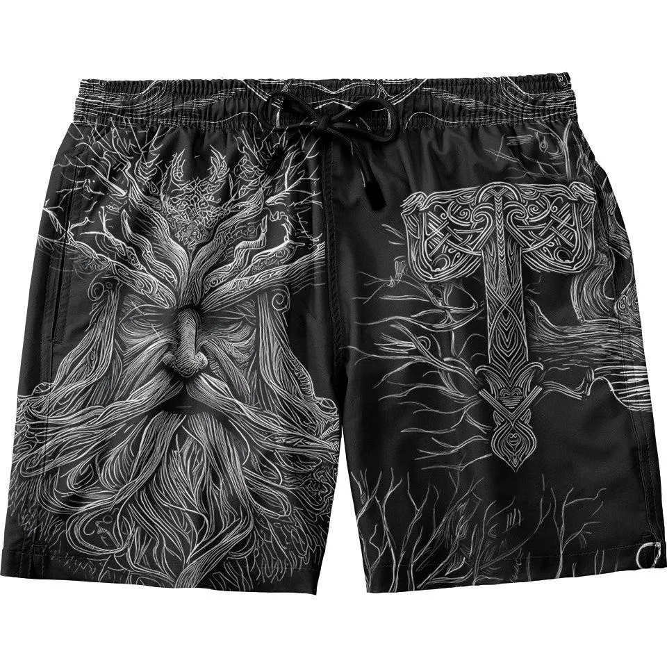 Dark Throne Swim Trunks