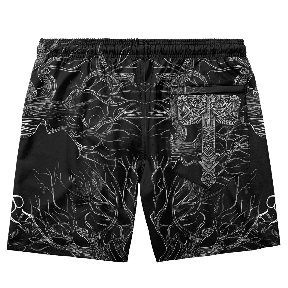 Dark Throne Swim Trunks