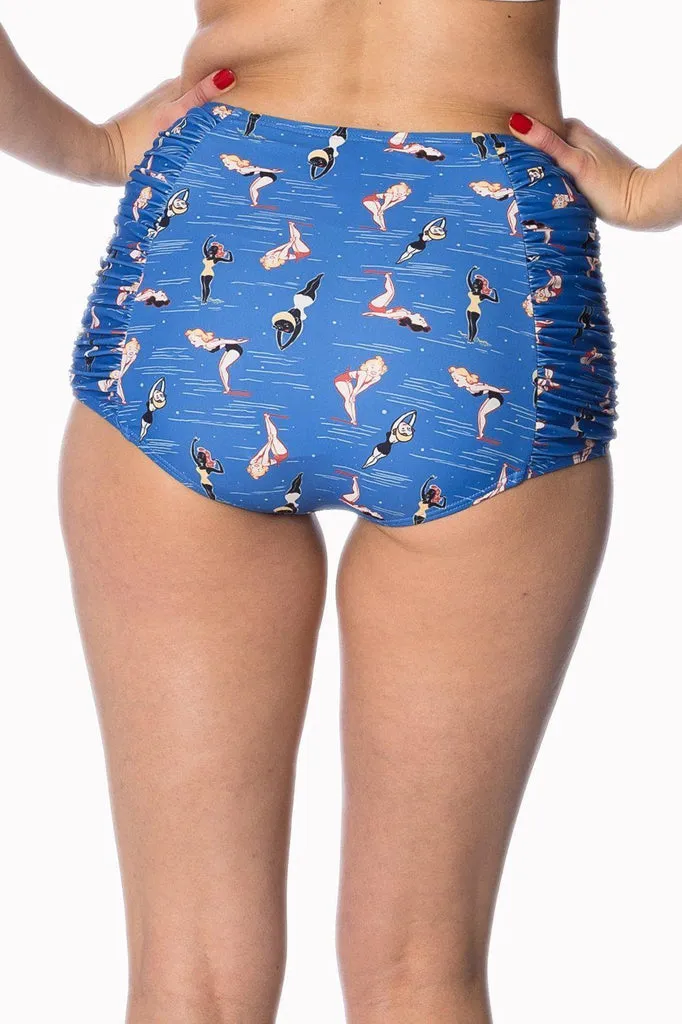 Dive In Built Up Bikini Bottoms